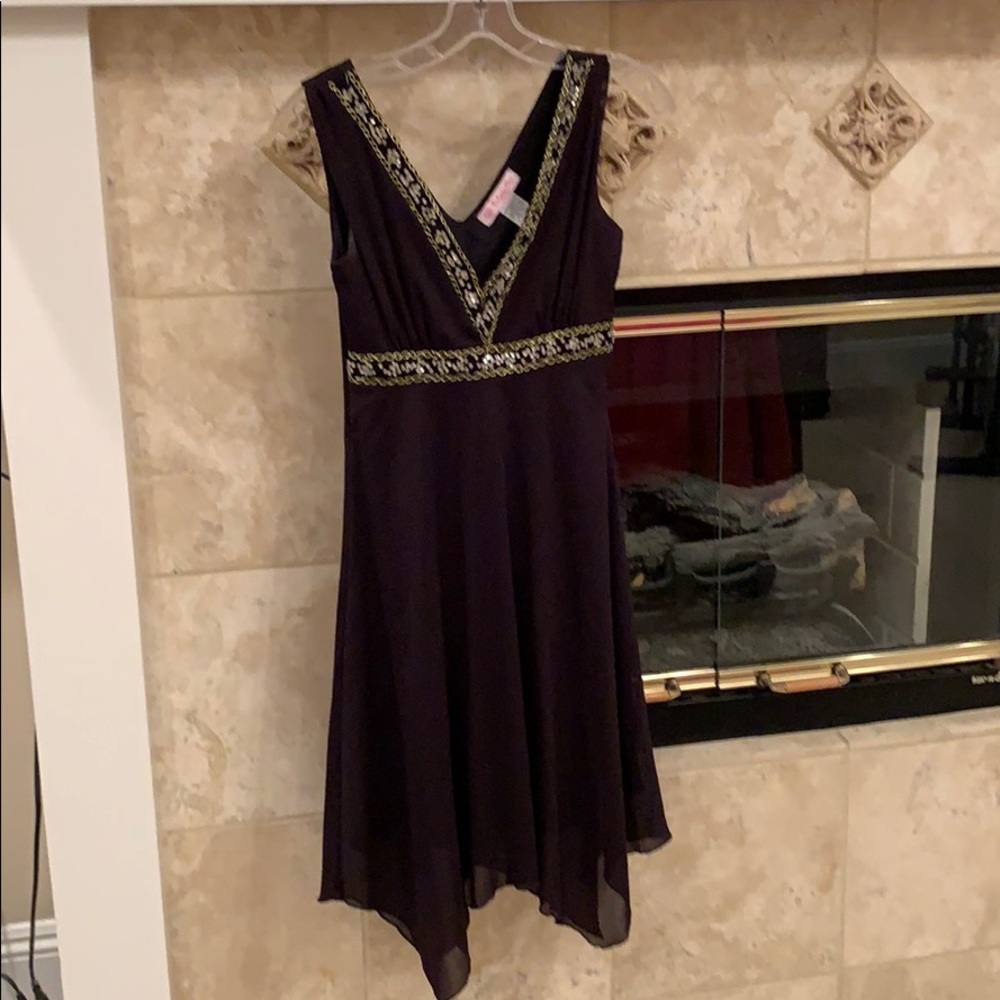 Black Bejewled Dress